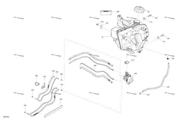 Oil - 600 Ho E-Tec, 800R E-Tec Except Tundra