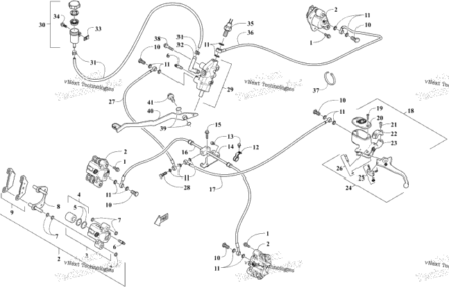 Hydraulic Brake Assembly