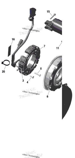 Rotax - Magneto - Manual Start