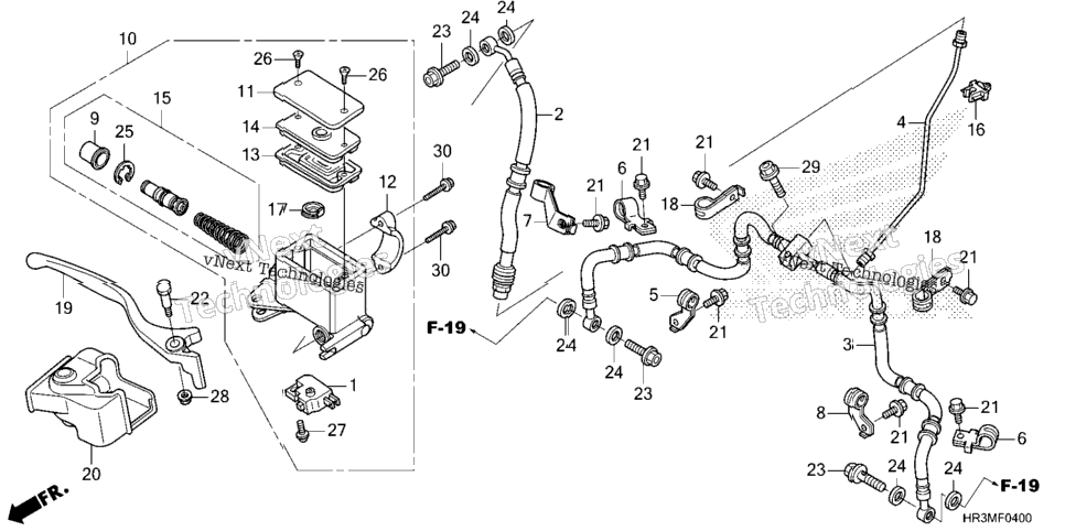 Front Brake Master Cylinder