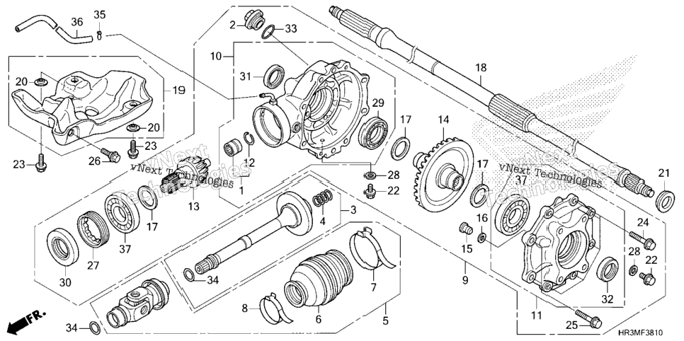 Rear Final Gear