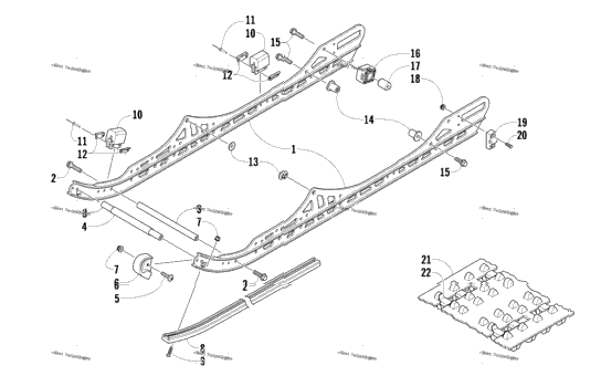 Slide Rail And Track Assembly