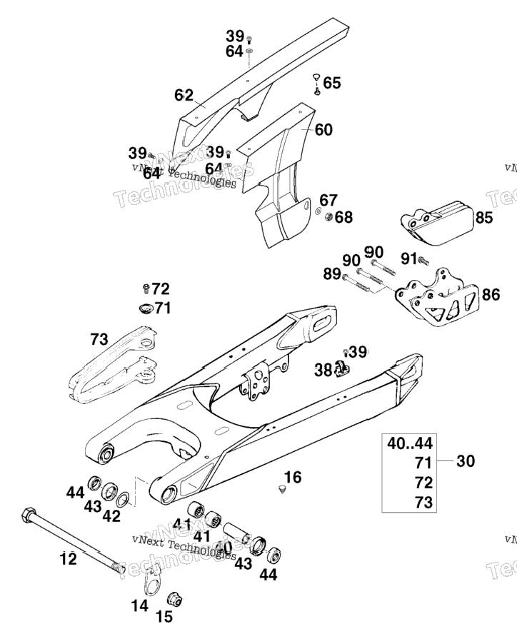 Swingarm, Chain Guard