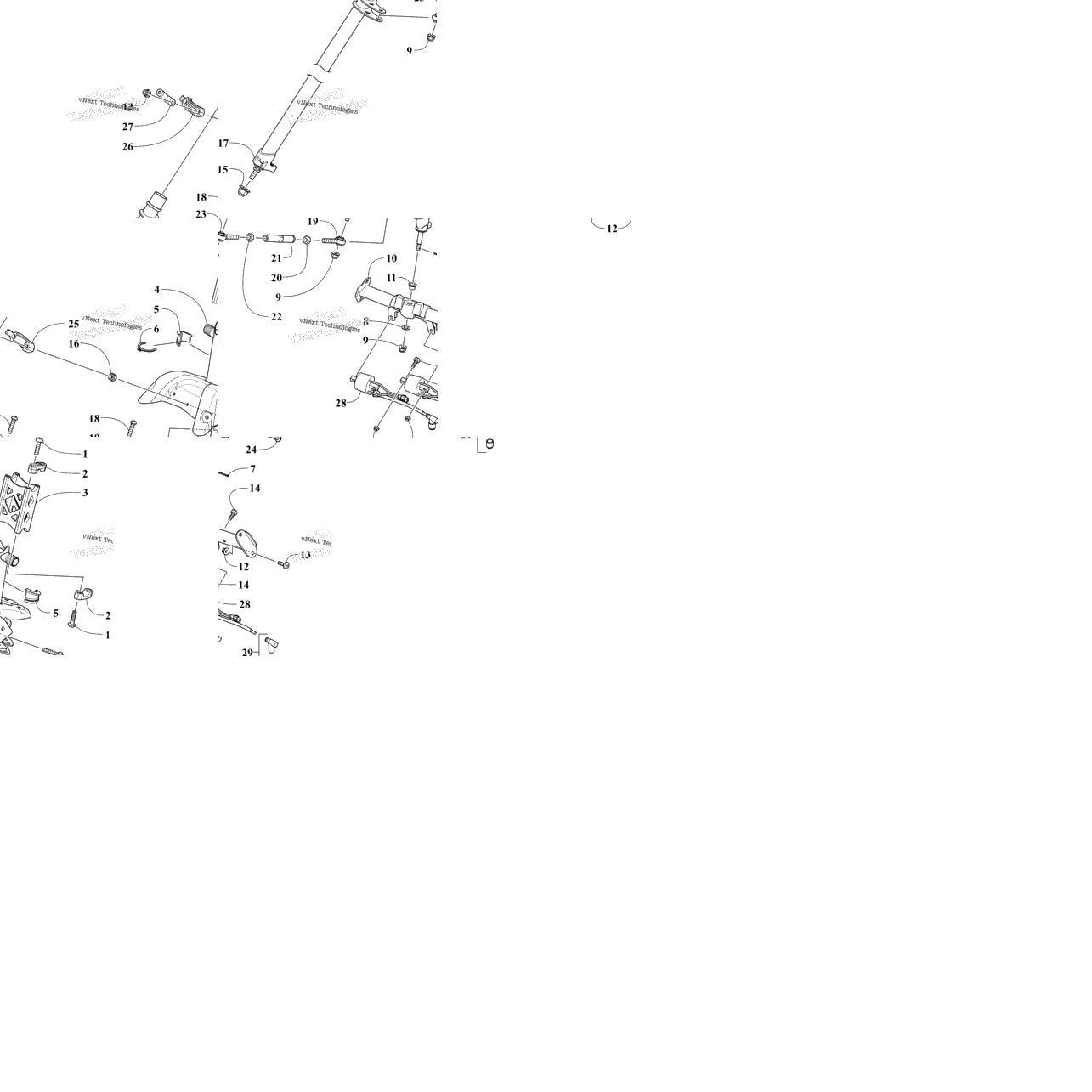 Steering Post Assembly
