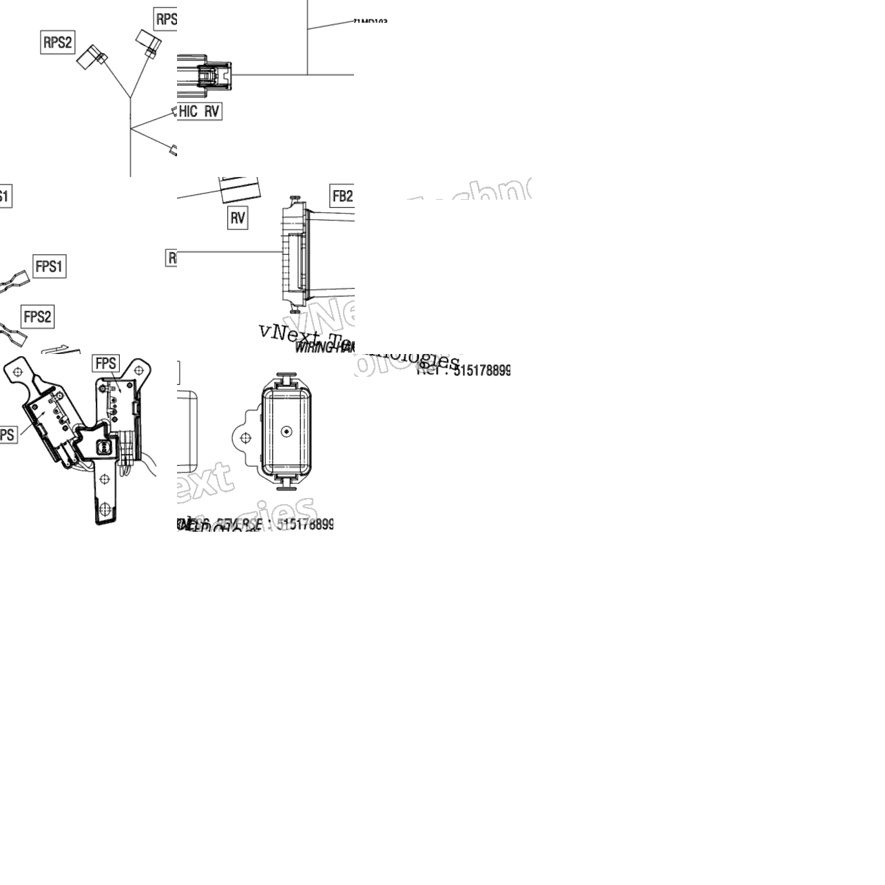 Electric - Reverse Wiring Harness - 515178899