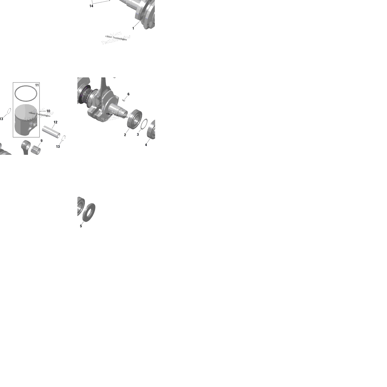 Rotax - Crankshaft And Pistons