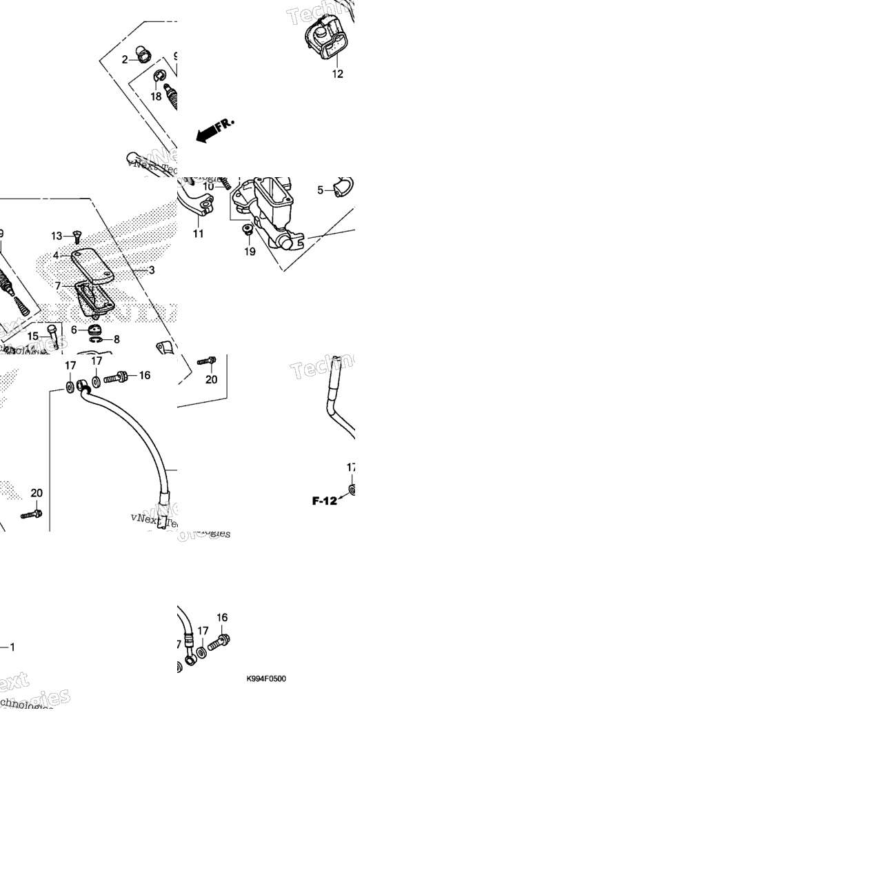 Front Brake Master Cylinder