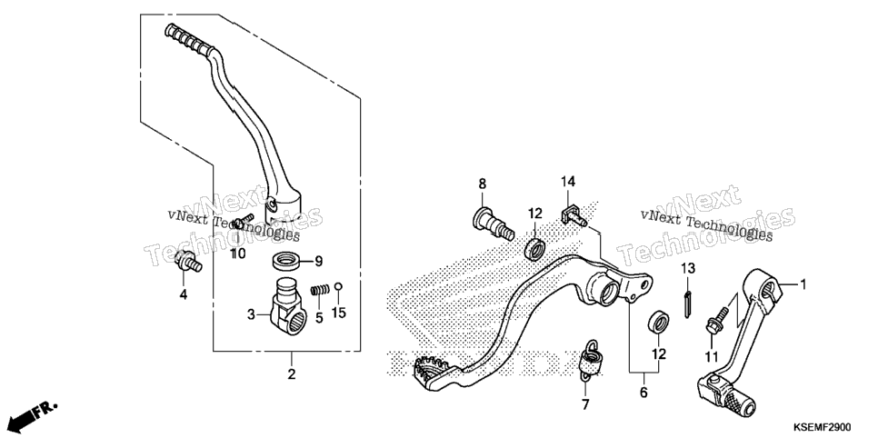 Pedal@Kick Starter Arm