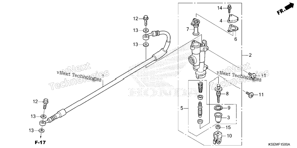 Rear Brake Master Cylinder