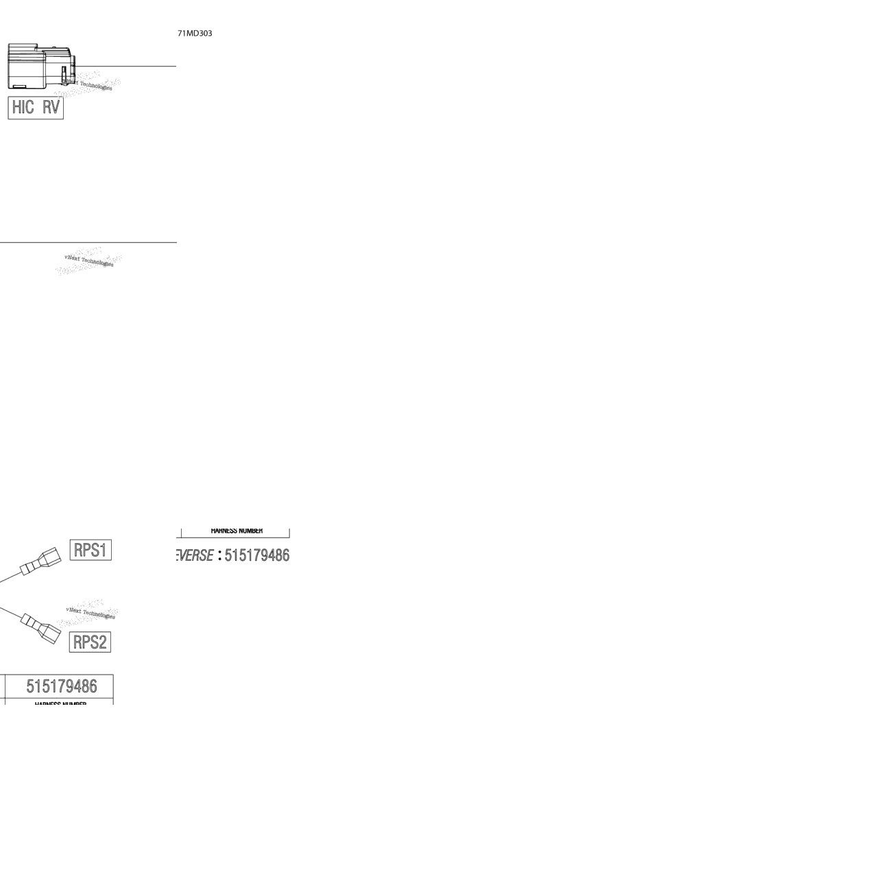 Electric - Reverse Wiring Harness - 515179486