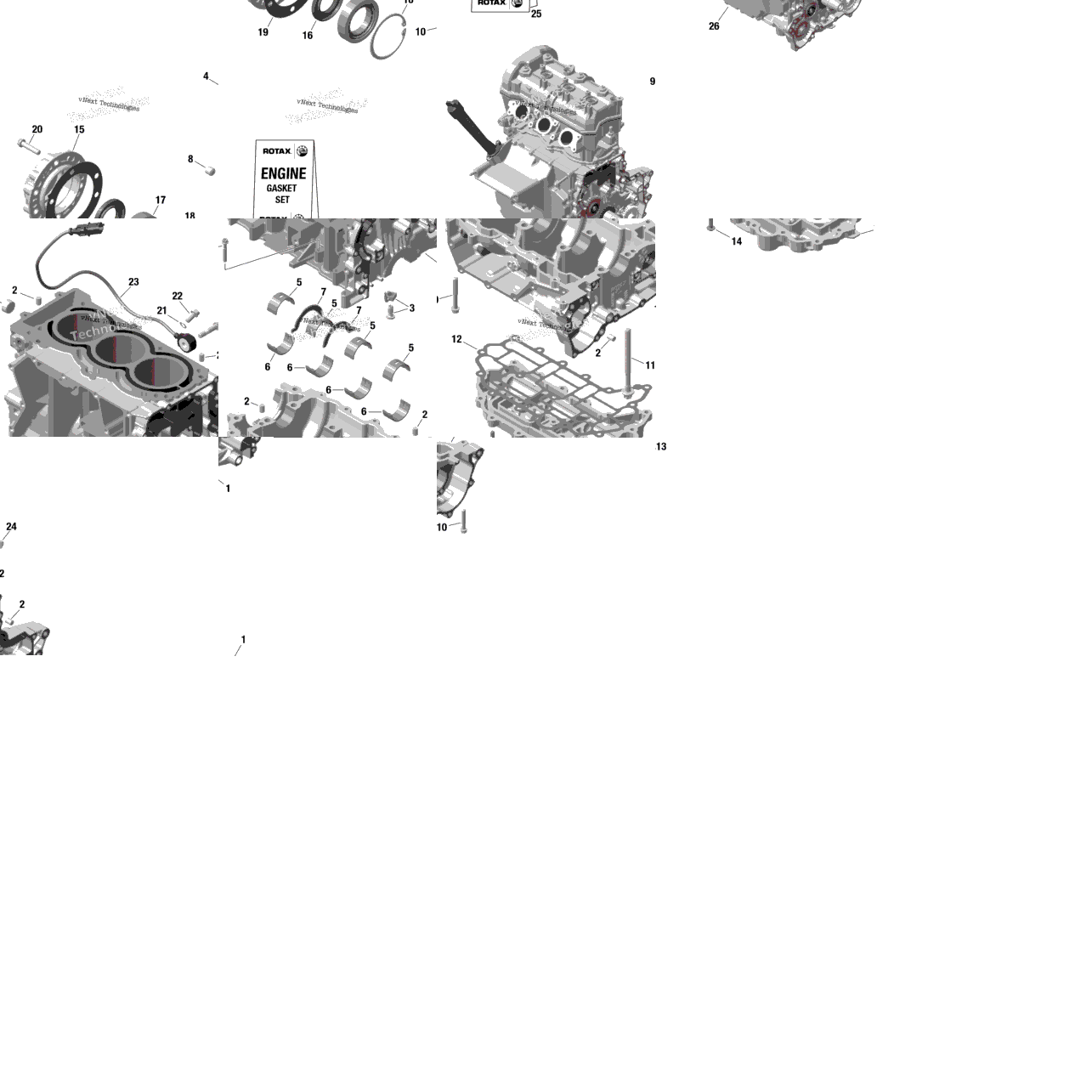 Rotax - Crankcase