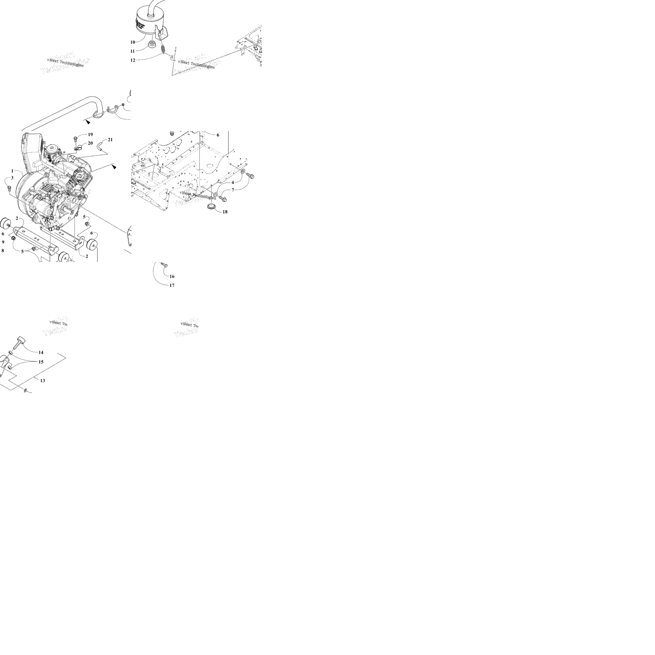 Engine, Exhaust, And Related Parts