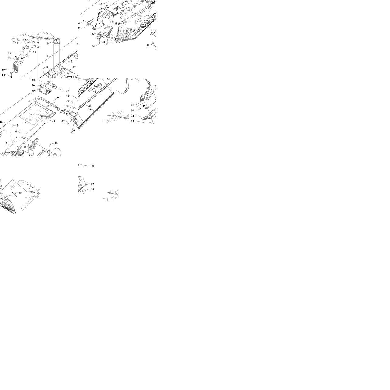Tunnel And Snowflap Assembly