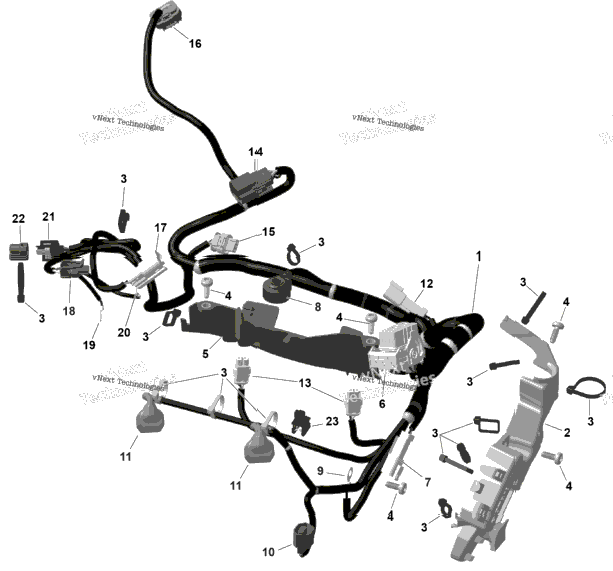 Rotax - Engine Harness And Electronic Module