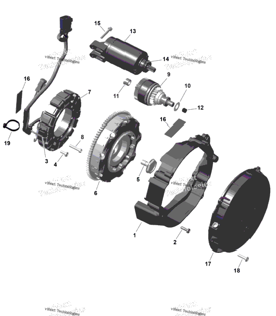 Rotax - Magneto And Electric Starter