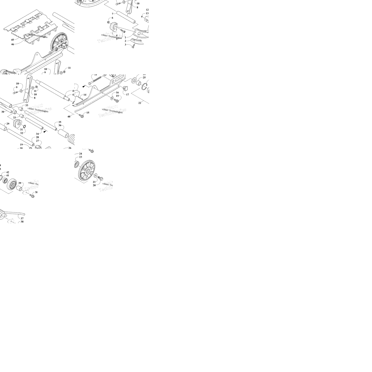 Rear Suspension Arm Assembly