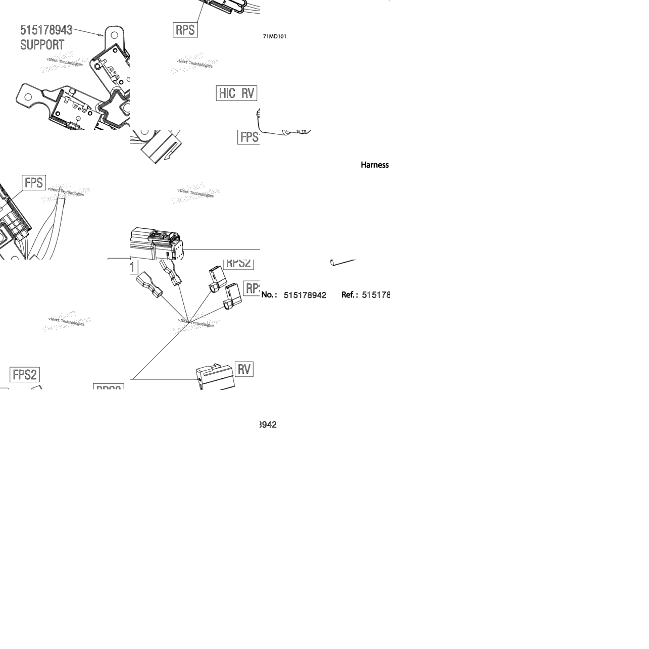 Electric - Reverse Wiring Harness - 515178942
