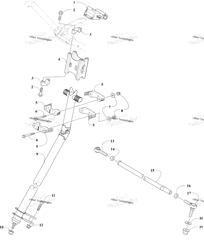 Steering Post Assembly