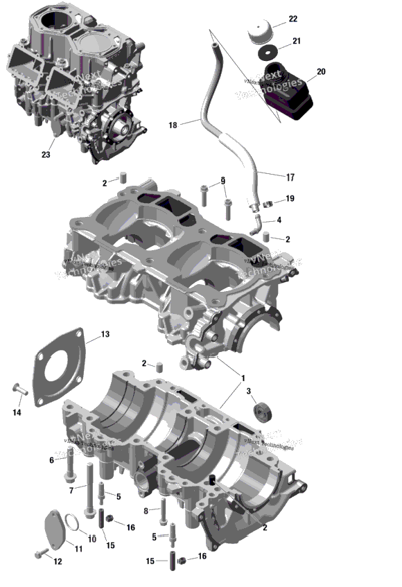 Rotax - Crankcase