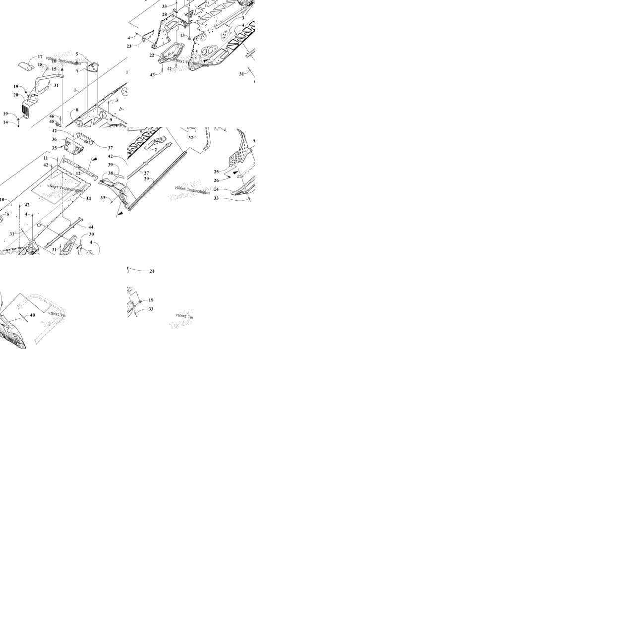 Tunnel And Snowflap Assembly