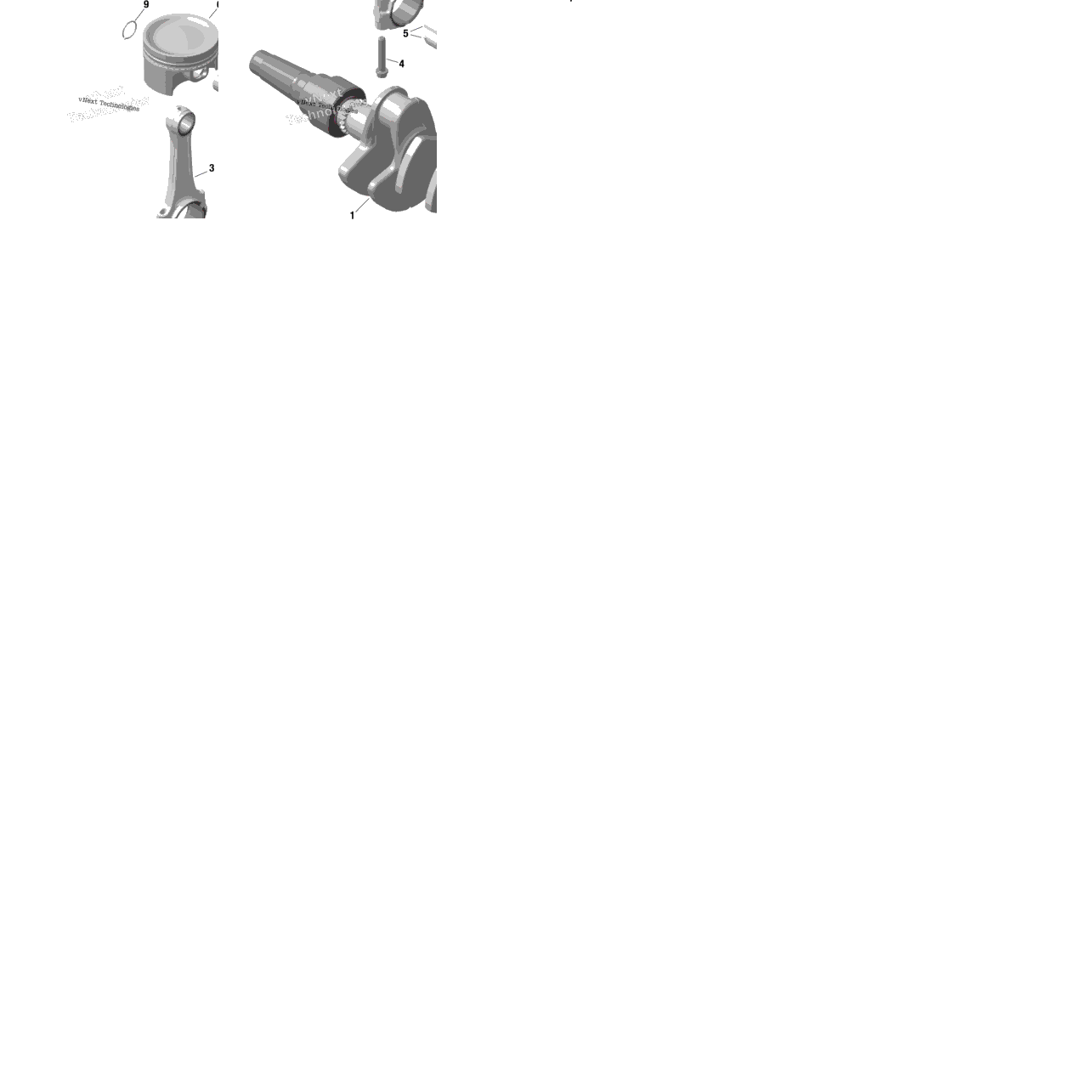 Rotax - Crankshaft And Pistons