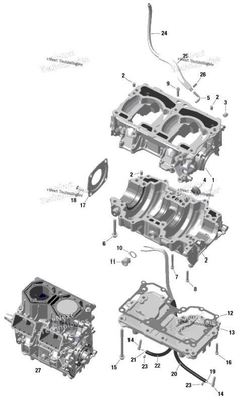 Rotax - Crankcase