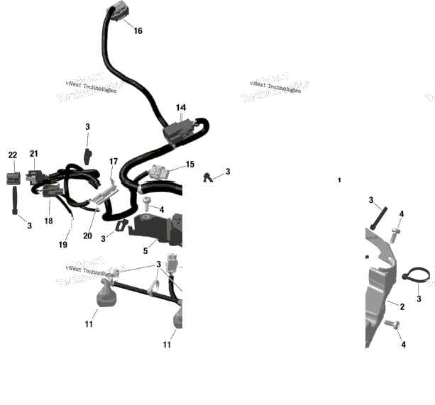 Rotax - Engine Harness And Electronic Module - Na