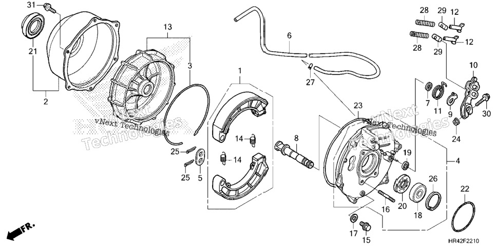 Rear Brake Panel