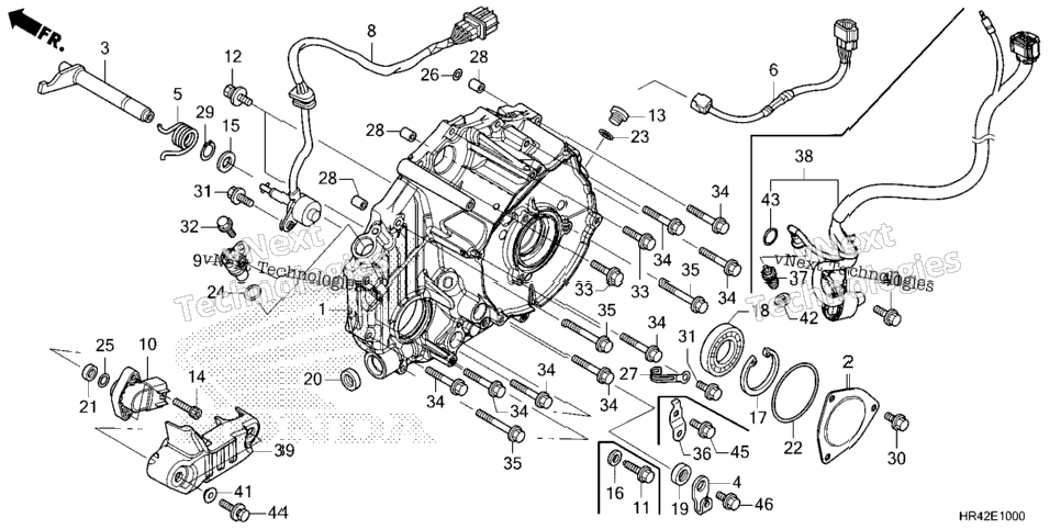 Rear Crankcase Cover