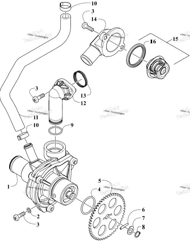 Water Pump Assembly