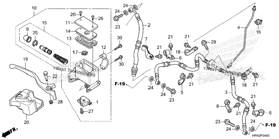 Front Brake Master Cylinder