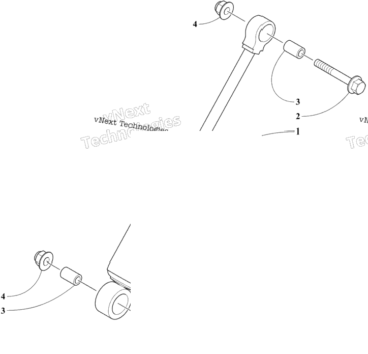 Rear Suspension Rear Arm Shock Absorber