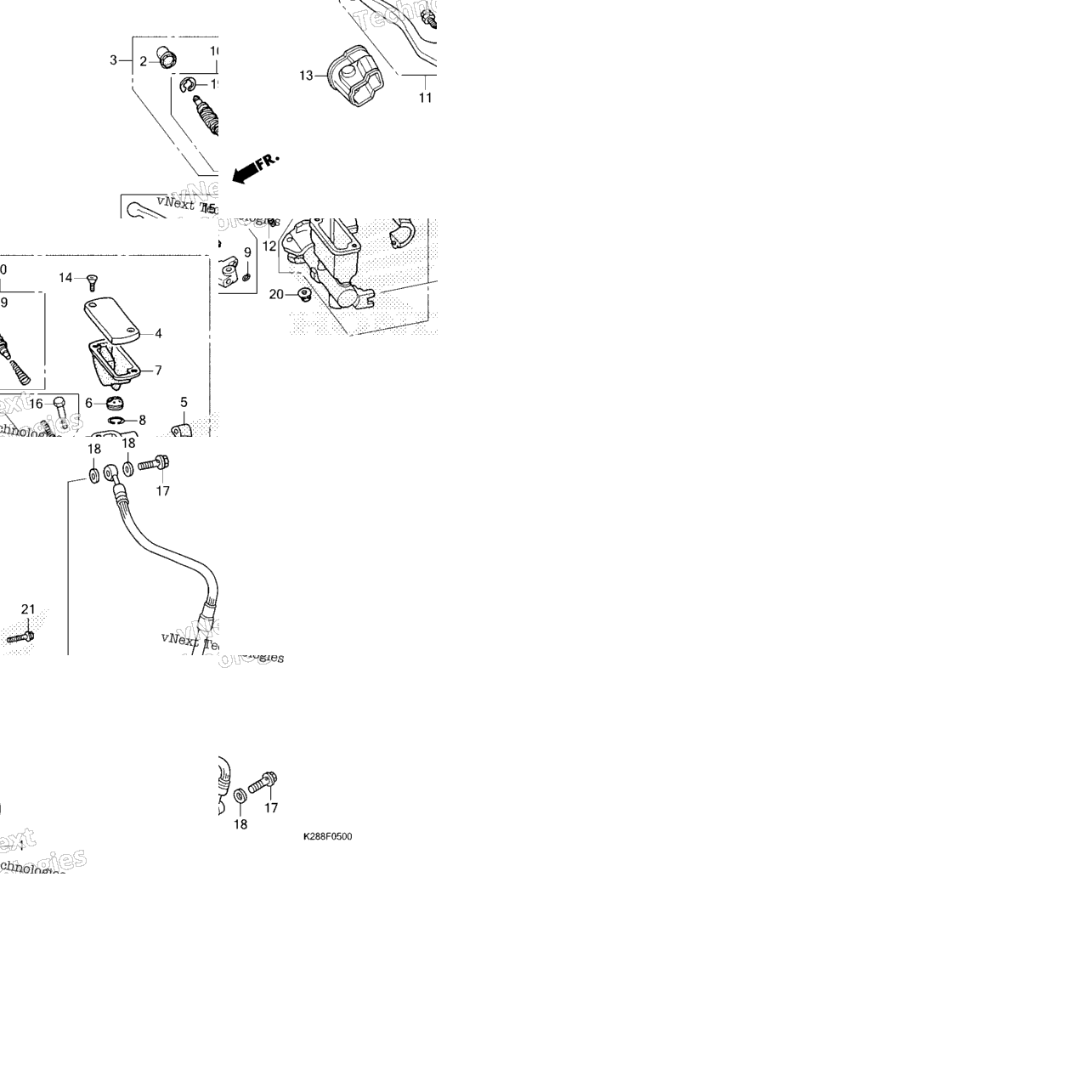 Front Brake Master Cylinder