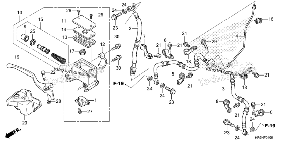 Front Brake Master Cylinder