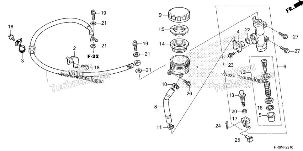 Rear Brake Master Cylinder