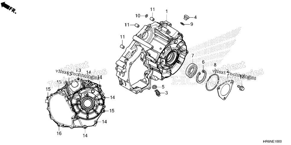 Rear Crankcase Cover
