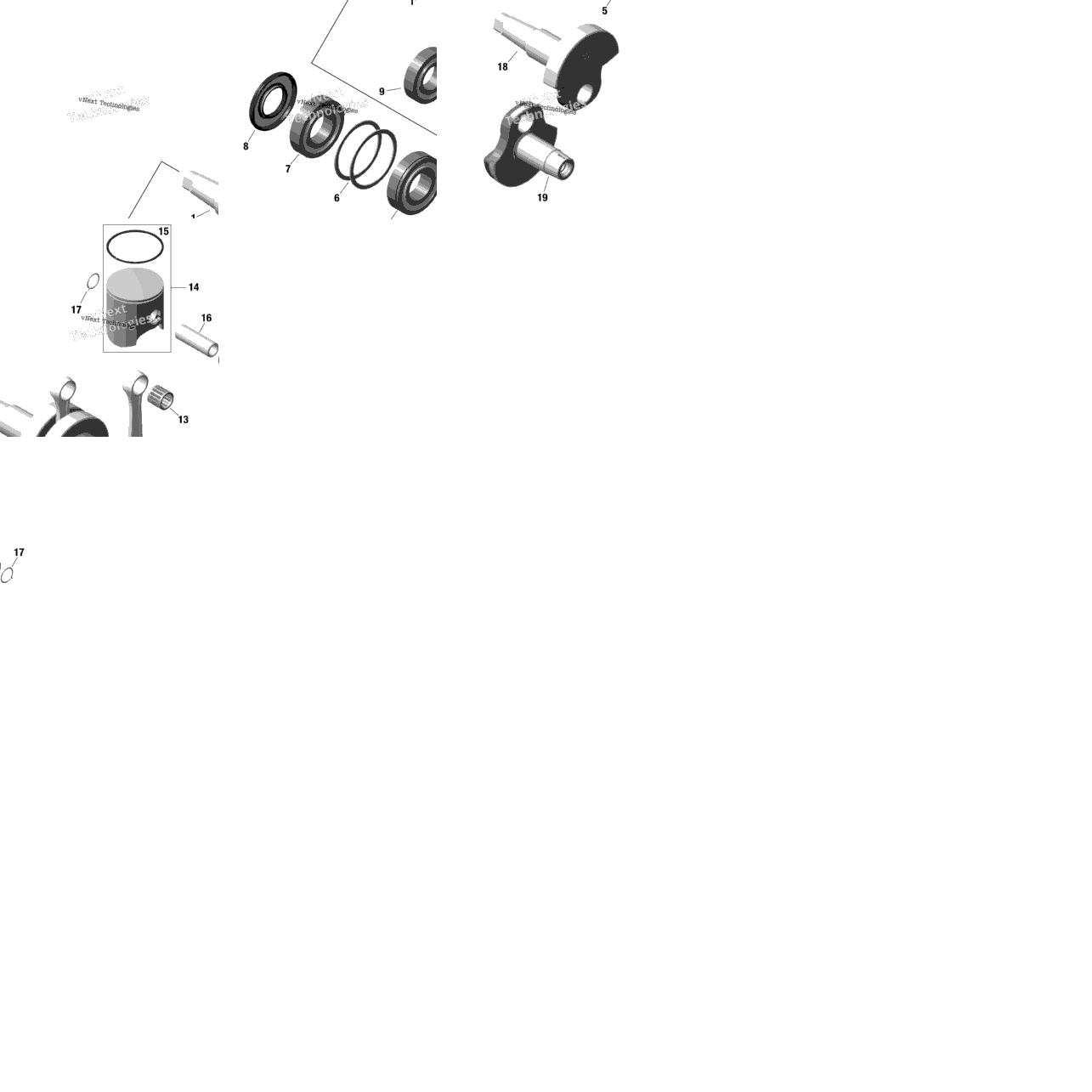 Rotax - Crankshaft And Pistons