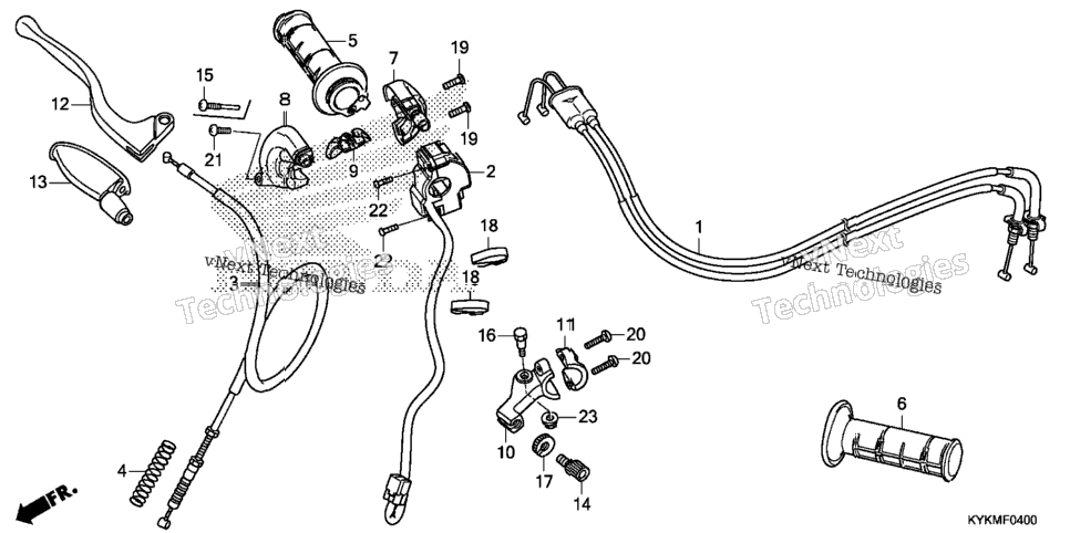 Handle Lever@Switch@Cable