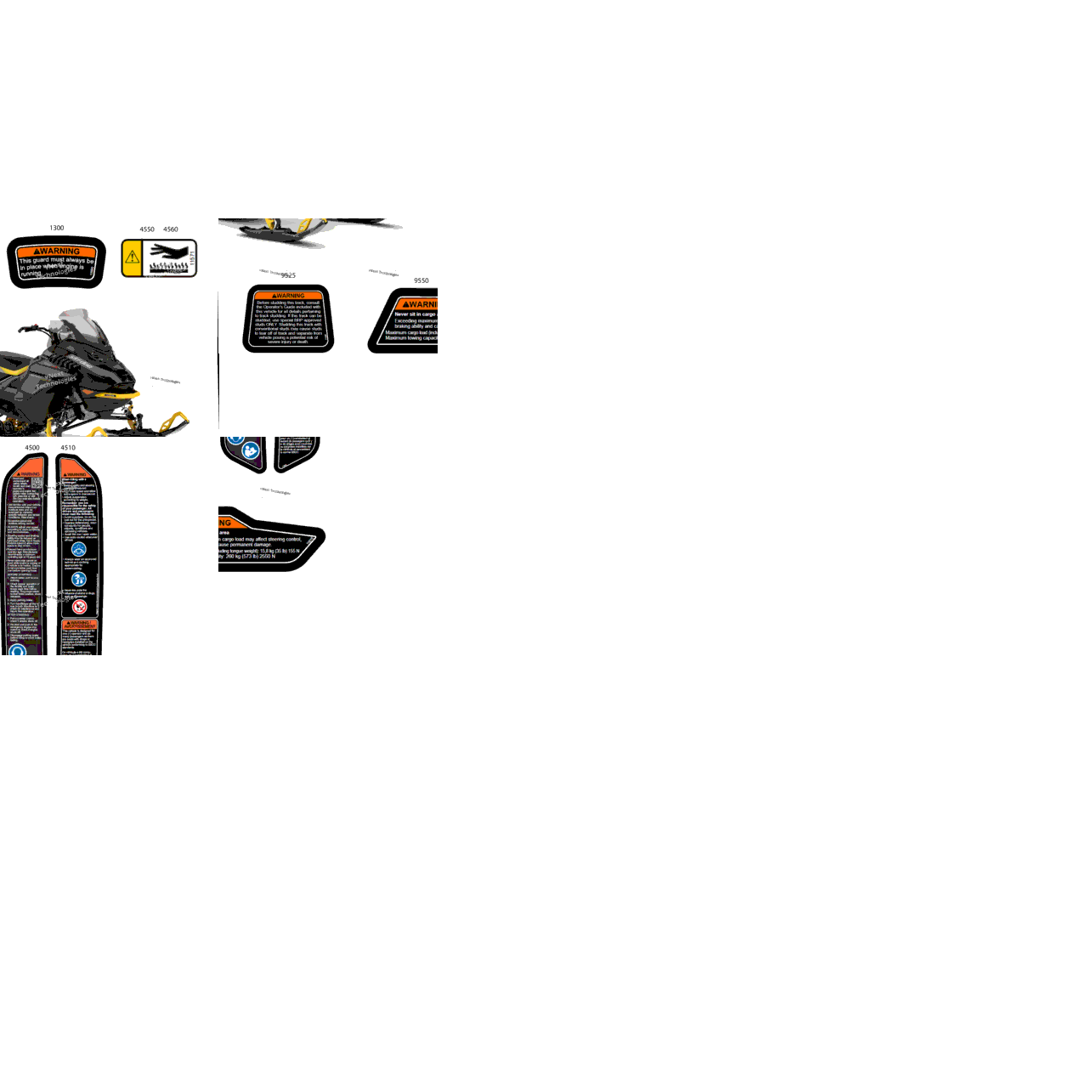 Body - Warning Decals