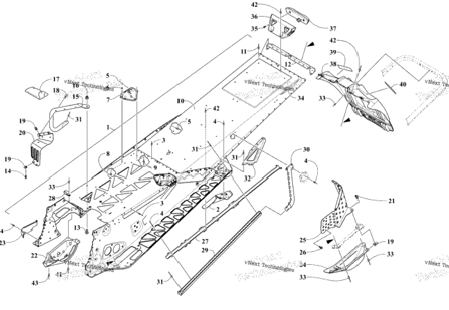 Tunnel And Snowflap Assembly