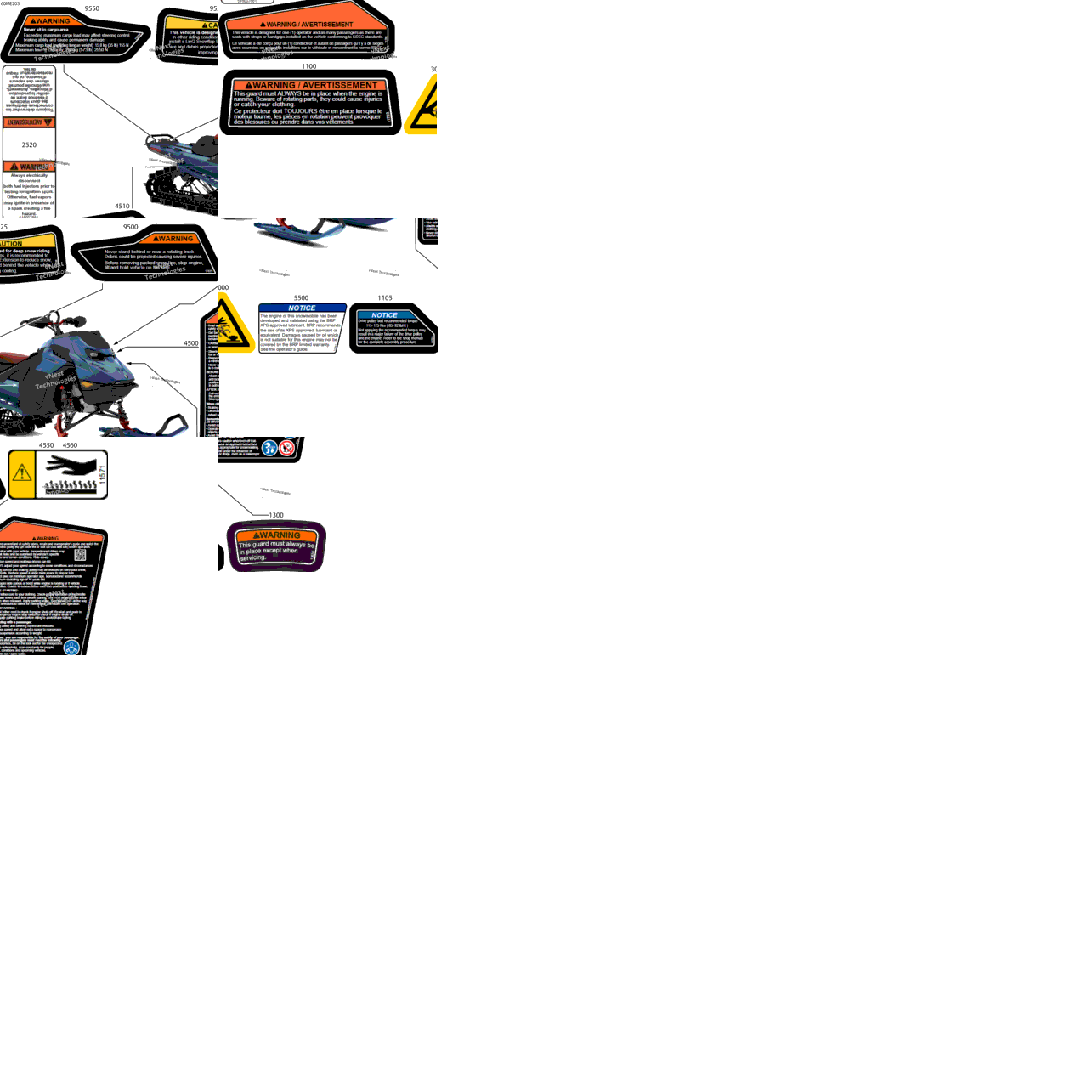 Body - Warning Decals