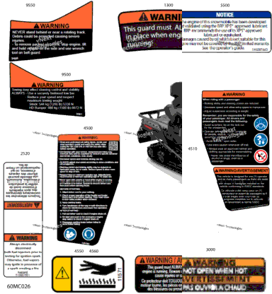 Body - Warning Decals