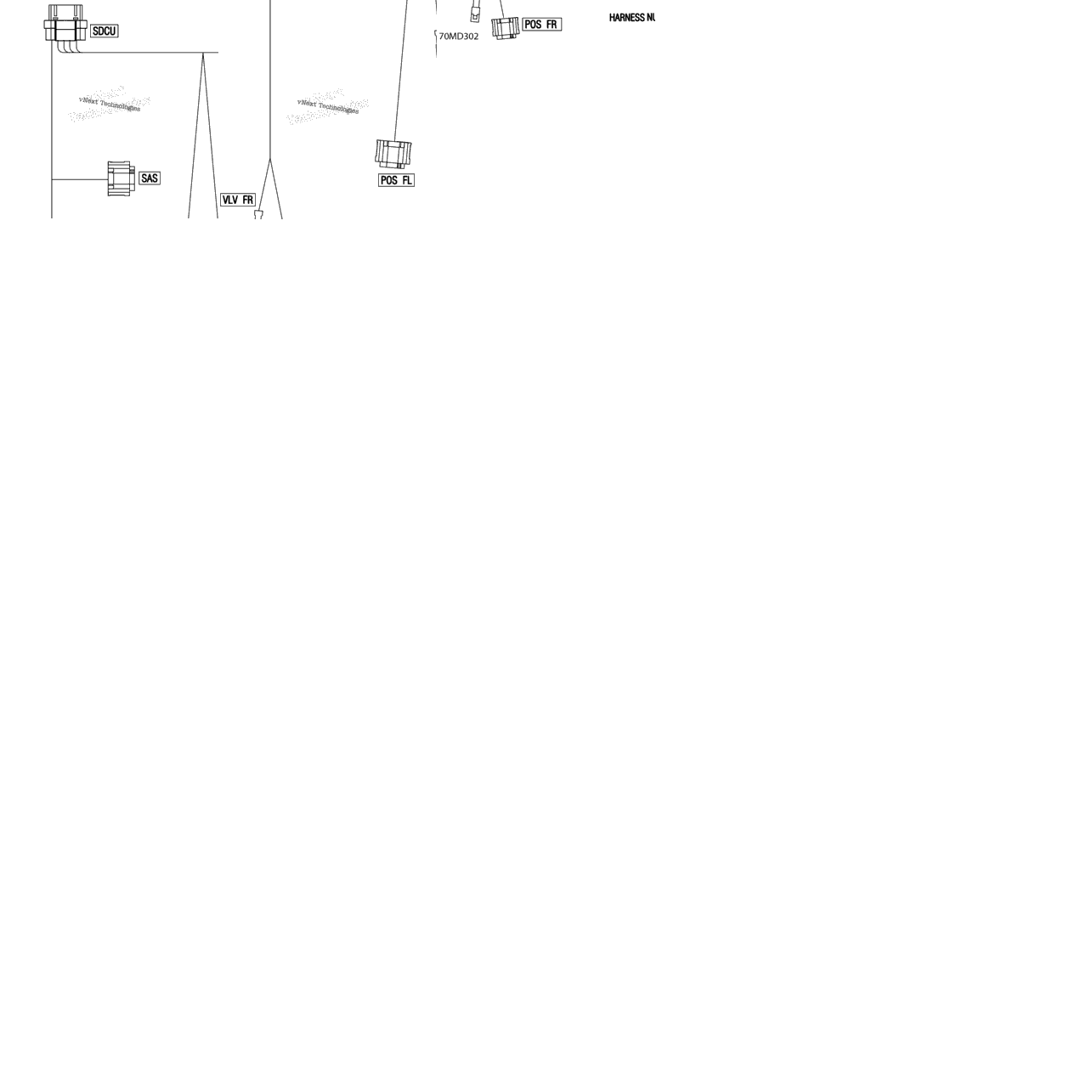 Electric - Suspension Wiring Harness - 515179226