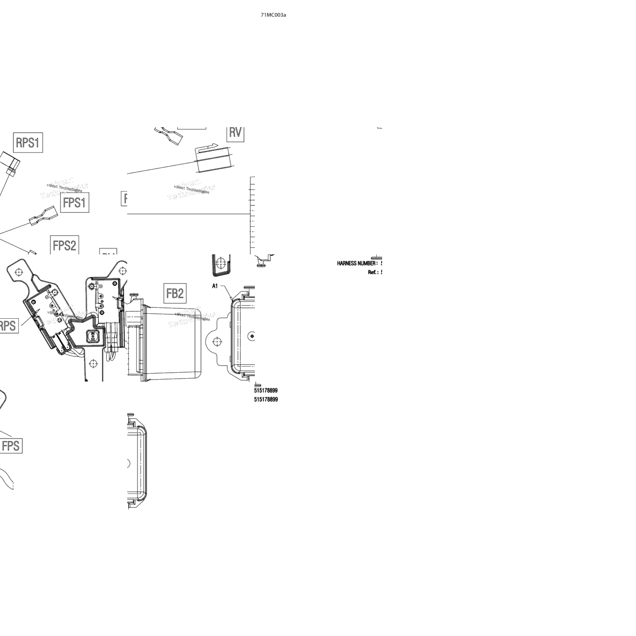 Electric - Reverse Wiring Harness - 515178899