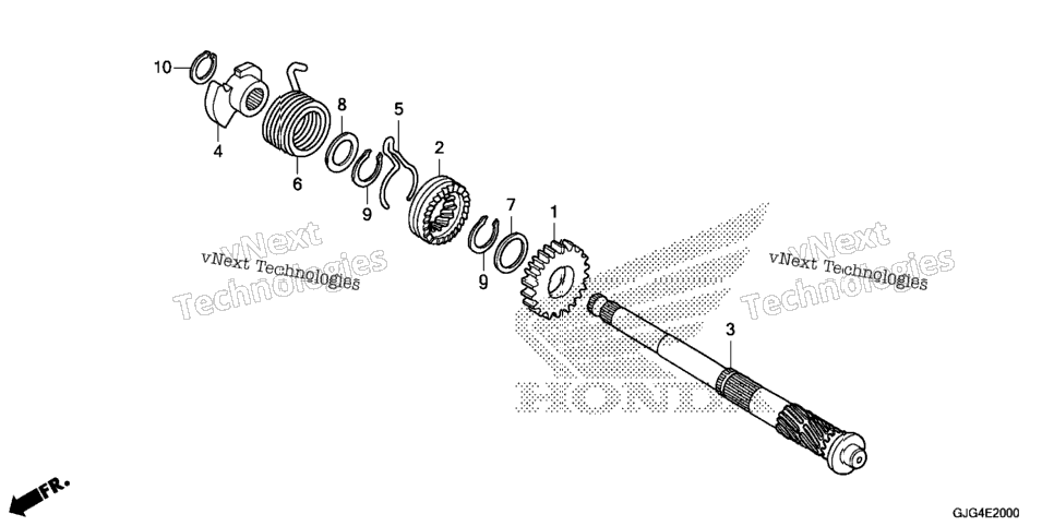 Kick Starter Spindle