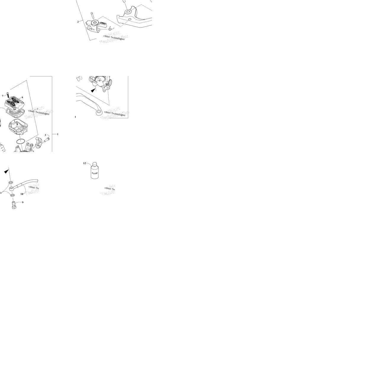 Hydraulic Brake Control Assembly