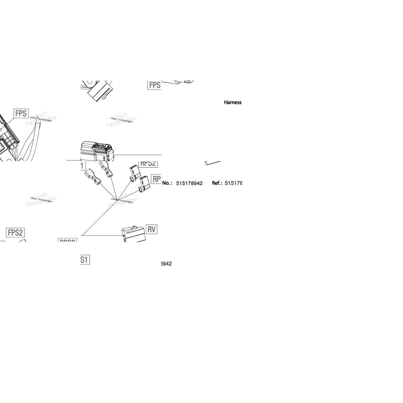 Electric - Reverse Wiring Harness - 515178942