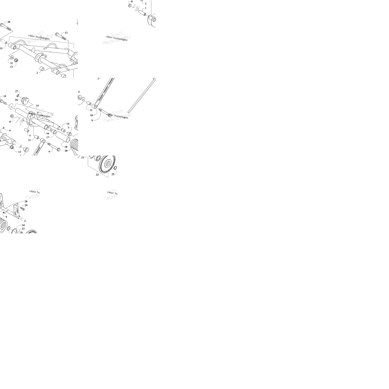 Rear Suspension Arm Assemblies