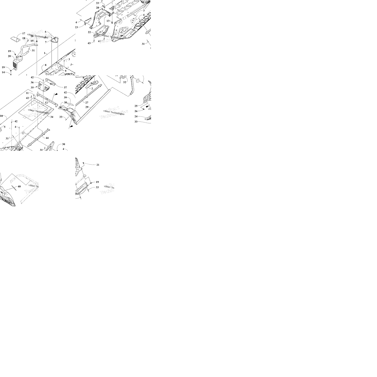Tunnel And Snowflap Assembly