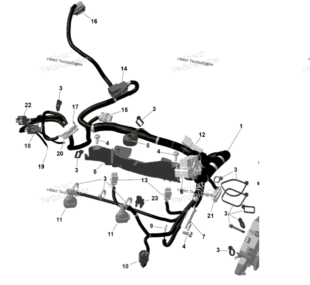 Rotax - Engine Harness And Electronic Module